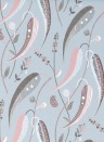 Nina Campbell Papier peint Colbert - French Grey/ Pink
