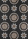 Tapete Garance von Nina Campbell - Black