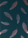 Feder Tapete Adornado v. Osborne & Little - Teal/ Sapphire