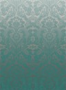 Little Greene Wallpaper StJames Park Teal Fade