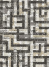 Eijffinger Wallpaper Siroc 2 Schwarz Weiß Gold Silber