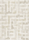 Eijffinger Wallpaper Siroc 2 Creme Silber Grau
