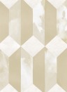 Eijffinger Carta da parati Enso 7 - Gold Creme Weiß