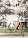 Eijffinger Wallpaper Tropical Mehrfarbig Schwarzweiß