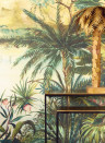 Eijffinger Wallpaper Tropical Mehrfarbig Grün Klein