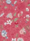 Eijffinger Papier peint Spring to Life - Mehrfarbig Rot Rosa