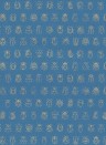 Eijffinger Wallpaper Lady Bug Blau/ Gold