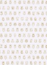 Eijffinger Carta da parati Lady Bug - Weiß/ Gold