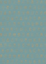 Eijffinger Wallpaper Lady Bug Blau/ Petrol/ Gold