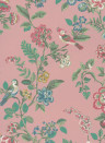 Eijffinger Wallpaper Botanical Print Zartrosa