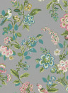 Eijffinger Wallpaper Botanical Print Grau