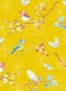 Eijffinger Papier peint Early Bird - Mehrfarbig Gelb