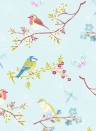 Eijffinger Wallpaper Early Bird Mehrfarbig Blau