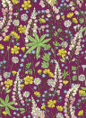Eijffinger Wallpaper Rice 11 Mehrfarbig Rot