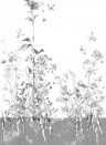 Edmond Petit Wallpaper Licvres/Fenouil/Tournesol - Gris Tournesol Gauche - Gris