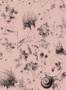 Edmond Petit Wallpaper Jardin Les Arabesques Rose Poudré