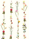 Eijffinger Carta da parati Flower Garland - Multicolor