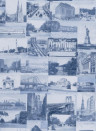 Ralph Lauren Carta da parati New York Postcard - Indigo