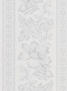 Florale Tapete Gwinnet Toile von Ralph Lauren - Light Grey