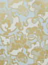 Florale Tapete Deauville von Isidore Leroy - Aqua