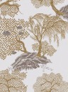 Isidore Leroy Papier peint Jardin d'Asie - Chamois