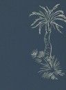 Tapete Lighthouse Palm von Paint & Paper - Blue Pearl