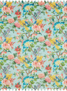 Clarke & Clarke Fabric Golden Parrot - Velvet - Mineral