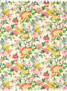 Clarke & Clarke Fabric Golden Parrot - Linen/ Ivory