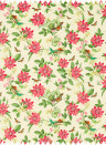 Clarke & Clarke Fabric Pink Lotus - Linen/ Ivory