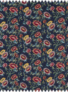 Clarke & Clarke Fabric Tonquin - Embroidery - Midnight