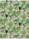 Clarke & Clarke Fabric Waterlily - Velvet - Mineral