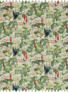 Clarke & Clarke Fabric Waterlily - Linen/ Dove