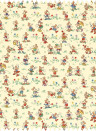 Sanderson Tissu Mickey and Minnie - Rhubarb and Custard
