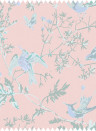 Cole & Son Tessuto Hummingbirds Silk - Blush