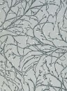 Osborne & Little Wallpaper Twiggy Pewter / Black / White