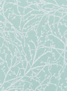 Osborne & Little Wallpaper Twiggy Eau de Nil / White / Silver