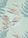 Tapete Feuille D Or von Osborne & Little - Sage / Gold