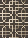 Sanderson Wallpaper Hampton Trellis Charcoal