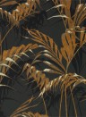 Sanderson Papier peint Palm House - Charcoal/ Gold