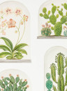 Sanderson Wallpaper Terrariums Chalk/ Green