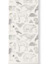 Ferm Living Wallpaper Animals Off-White
