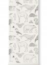 Ferm Living Wallpaper Animals Off-White