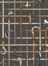 Cole & Son Wallpaper Bastoni Charcoal