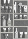 Cole & Son Papier peint Cocktails - Soot and Snow