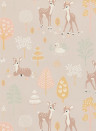 Majvillan Carta da parati Golden Woods - Dusty Lilac