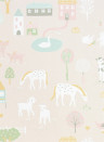 Majvillan Wallpaper My Farm Soft Pink