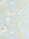 Majvillan Wallpaper Magical Adventure Dusty Blue