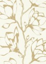 Florale Streifentapete Lustica von Harlequin - Raffia