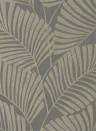 Palmenblätter Tapete Mala von Harlequin - Slate