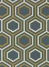 Harlequin Wallpaper Selo Ebony Gold